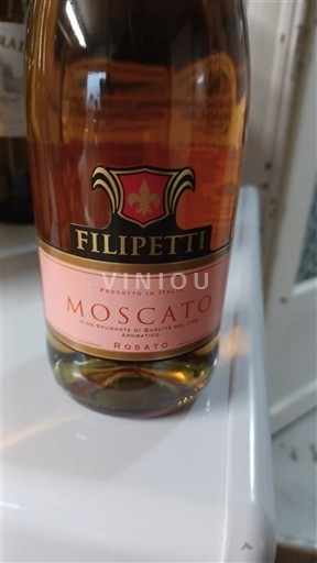Piemonte Ospecificerad Filipetti Moscato Rosato Icke årgångsbetecknad