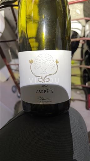 Burgundi Bourgogne Chardonnay Clarisse L'Arpète 2022