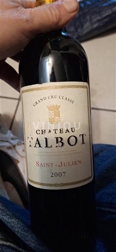 Bordeaux Saint-Julien Grand Cru Château Talbot 2007