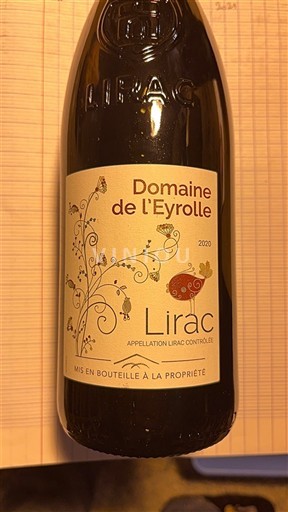 Rhônen laakso Lirac Domaine L'Eyrolle 2020