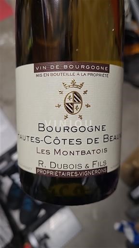 Borgoña Hautes Côtes de Beaune R. Dubois & Fils Les Montbatois 2018