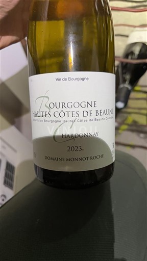 Burgundi Beaunen Ylämaat Domaine Monnot Roche 2023