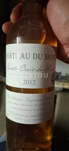 Bordeaux Sainte-Croix-Du-Mont Château Mont 2012