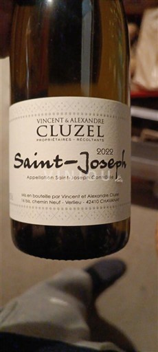 Údolí Rhôny Saint-Joseph Vincent & Alexandre Cluzel 2022
