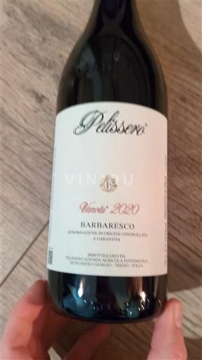 Piedmont Barbaresco Pelissero Vanotu 2020