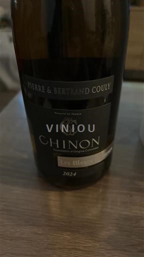 Vallée de la Loire Chinon Pierre & Bertrand Couly Les Blancs 2024