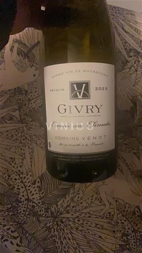 Burgundija Givry Domaine Venot des Climats 2023