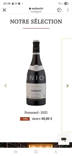 Borgoña Pommard Moillard-Grivot 2021