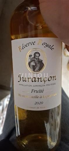 South West Jurançon Réserve Royale Fruité 2020