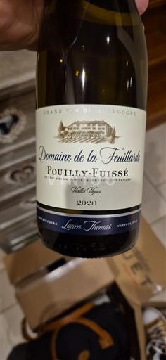 Burgundi Pouilly-fuissé Domaine La Feuillarde Vieux Vignes 2023
