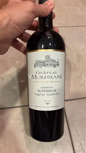 Kakheti Mukuzani Château Mukhrani Saperavi Supérieur 2019