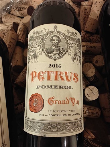 Burdeos Pomerol Château Petrus 2016
