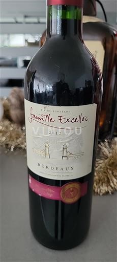 Bordeaux Famille Excellor 2012