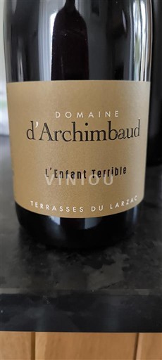 Languedoc Terrasses-du-larzac Domaine Archimbaud L'Enfant Terrible 2022