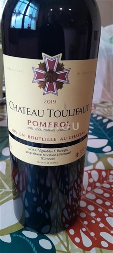 Bordeaux Pomerol Château Toulifaut 2019