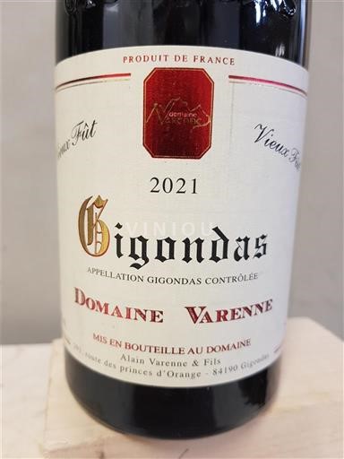 Rhônen laakso Gigondas Domaine Varenne 2021