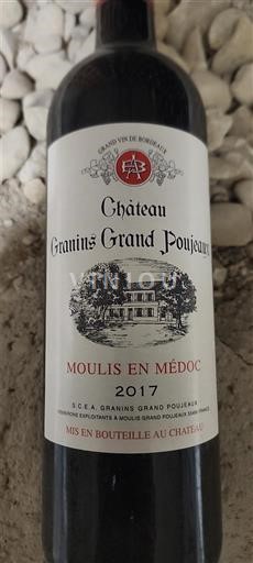 Bordeaux Moulis-en-Médoc Château Granins Grand Poujeaux 2017