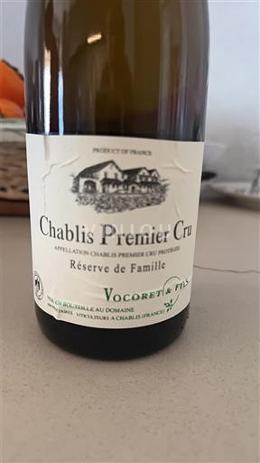 Bourgogne Chablis Premier Cru Vocoret et Fils Réserve de Famille Icke årgångsbetecknad