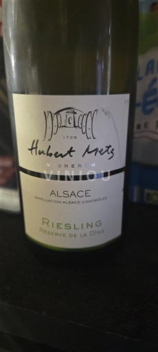 Elzas Hubert Metz Réserve de la Dîme 2022