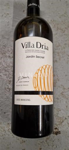 Sud-Ouest Côtes de Gascogne Villa Dria Jardin Secret 2017