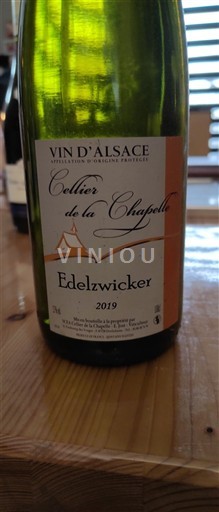 Alsace Cellier de la Chapelle Edelzwicker 2019