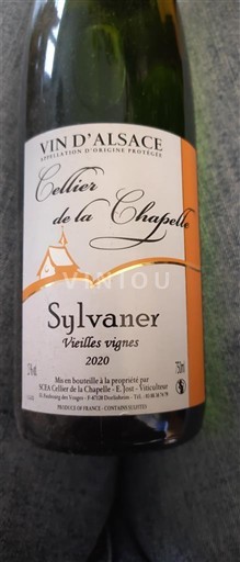 Alsace Collier de la Chapelle Vielles vignes 2020