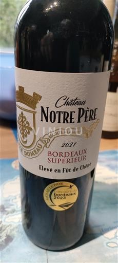 Bordeaux Bordeaux Supérieur Château Notre Père 2021
