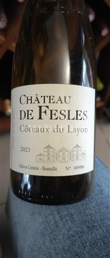 Loire-dalen Coteaux-du-layon Château Fesles 2021