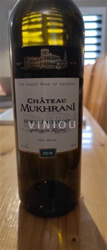 Kakheti Kvareli Château Mukhrani Goruli Mtsvane 2015