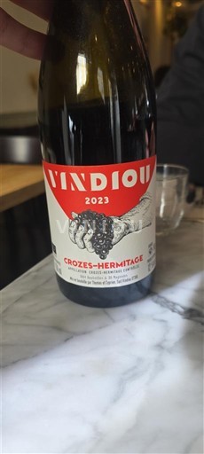 Rhône-dalen Crozes-Hermitage VINDIOU 2023