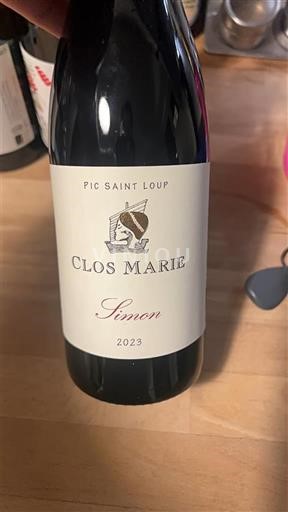Langvedok Pic-saint-loup Clos Marie Simon 2023