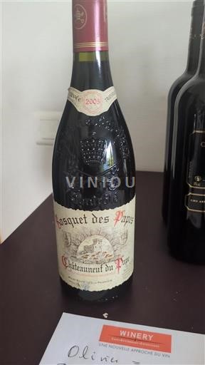 Rona dolina Châteauneuf-du-Pape Bosquet des Papes 2005 2005