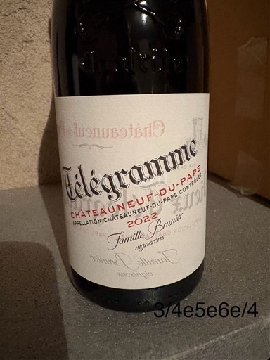 Rhône-dalen Châteauneuf-du-Pape Domaine Vieux Télégraphe Télégramme 2022