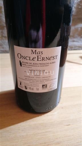 Vallée du Rhône Ventoux Mas Oncle Ernest AUBER 2020