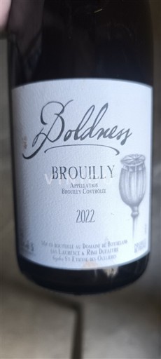 Beaujolais Brouilly Domaine Botheland Boldness 2022
