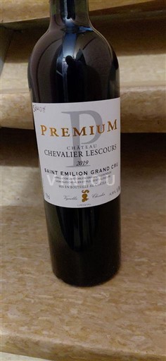 Bordeaux Saint-Émilion Grand Cru Château Chevalier Lescours Premium 2020