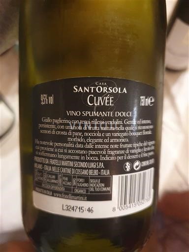 Piedmont Not Specified Casa Sant'Orsola Non-Vintage