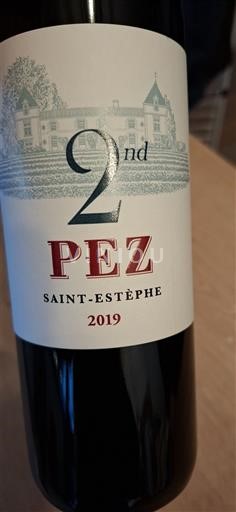 Bordeaux Saint-Estèphe Château Pez 2nd de Pez 2019