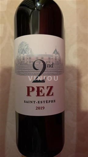 Bordoja Saint-Estèphe Château Pez 2nd de Pez 2019