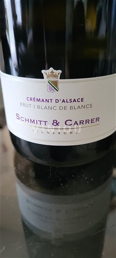 Alsacia Crémant de Alsacia Schmitt & Carrer Brut Blanc de Blancs Sin añada