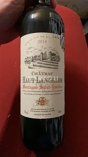 Bordeaux Montagne-saint-émilion Château Haut Langlade 2014
