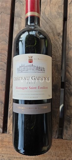 Bordeaux Montagne-Saint-Émilion Château Gadenne 2011