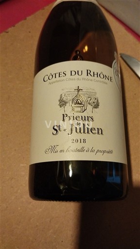 Valle del Rodano Côtes-du-Rhône Prieurs de St-Julien 2018
