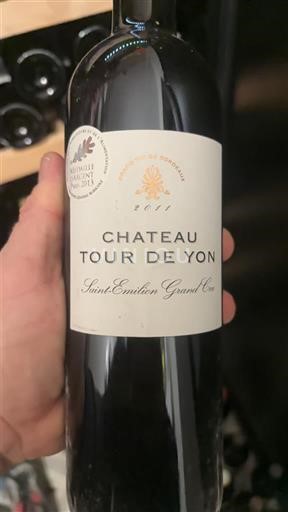 Bordeaux Saint-Émilion Grand Cru Château Tour de Yon 2011