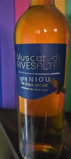 Roussillon Muscat de Rivesaltes Vignerons des Côtes d'Agly 2018