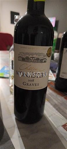 Bordeaux Graves Château Monastère 2018