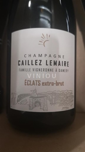 Champagne Sâm-panh Cailléz Lemaire Éclats extra-brut Không niên vụ