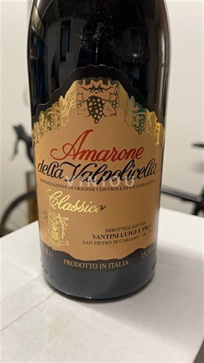 Vénétie Amarone della Valpolicella Vantini Luigi e Figli Classico 2017