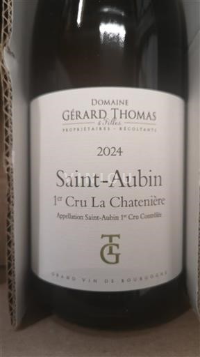 Borgoña San Aubin Premier Cru Domaine Gérard Thomas & Filles 1er Cru La Chatenière 2024