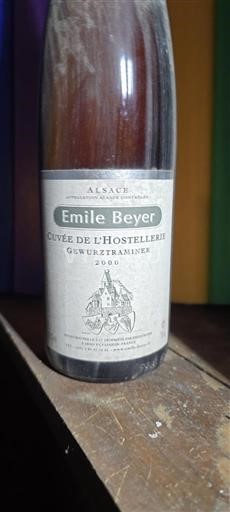 Vin Blanc sec Cuvée de l'Hostellerie Emile Beyer 2000 France Alsace AOC
